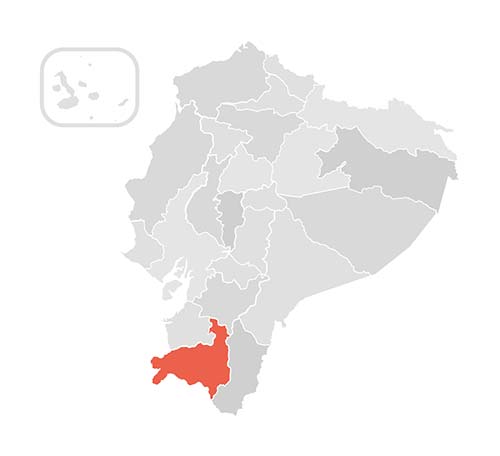Loja map - Ecuador Loja map - Ecuador