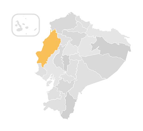 Manabi map - Ecuador Manabi map - Ecuador