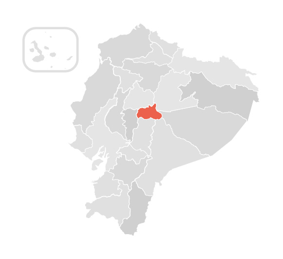 Tungurahua map - Ecuador Tungurahua map - Ecuador