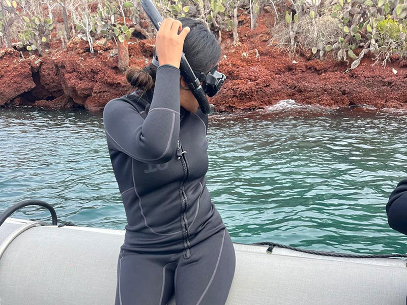 Galaxy Expeditions Education for the Future program students on free cruise